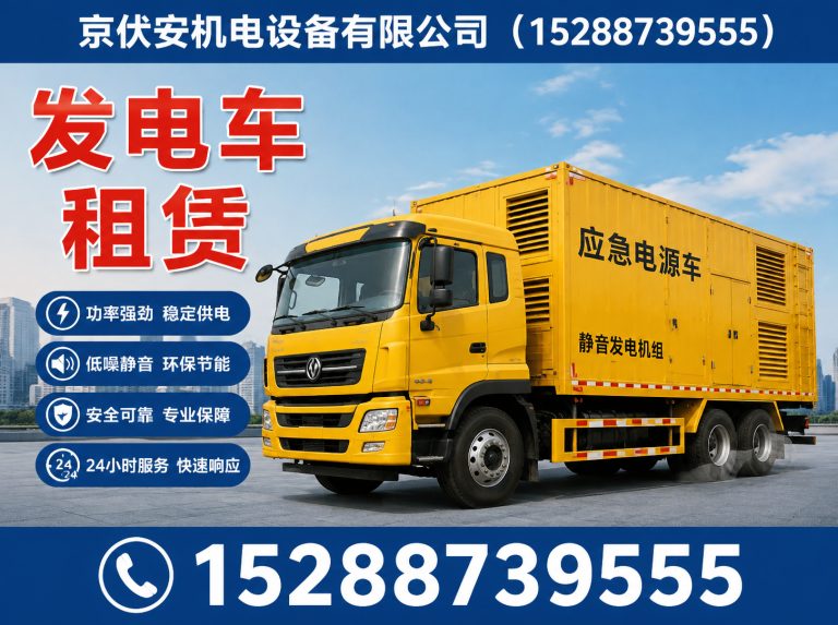 抚顺静音发电车租赁展示图